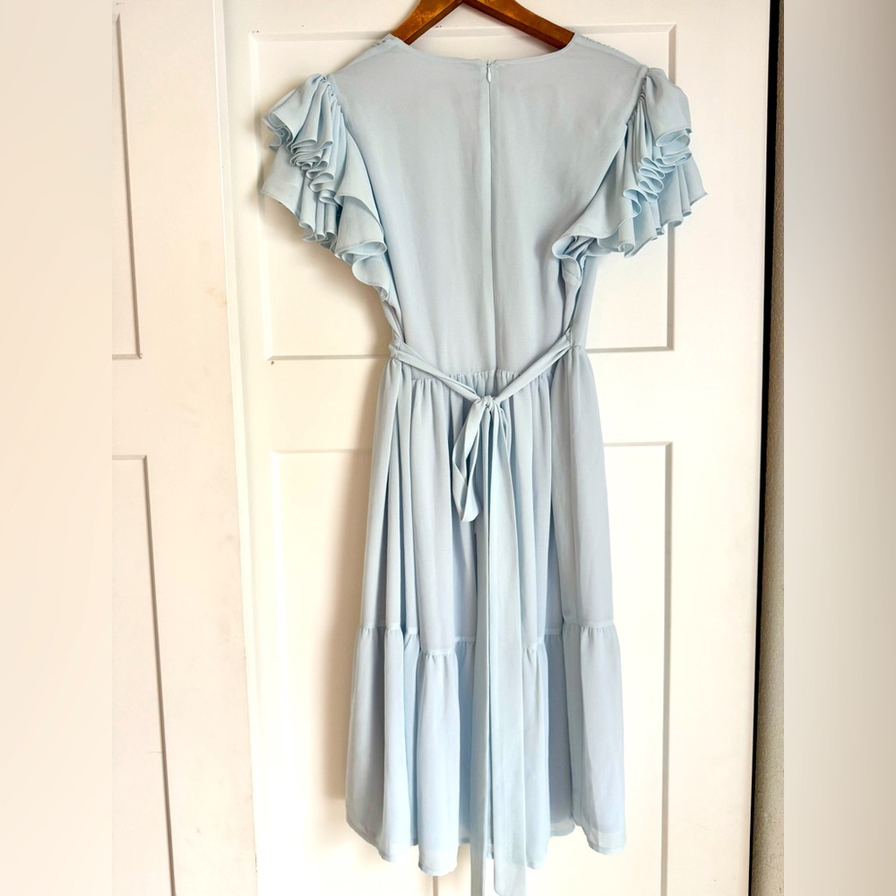 Rachel Parcell Light Blue Ruffle Dress - Picture 7 of 10